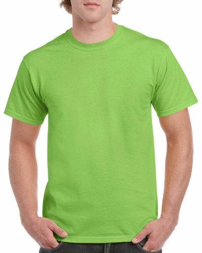 Gildan 5000 kereknyakú póló lime színben