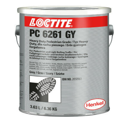 Loctite PC 6261 YL egykomponensű csúszásgátló epoxy bevonat 6.36 kg