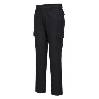   Portwest S231 Stretch Slim Combat munkavédelmi derekasnadrág fekete színben