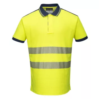 Portwest T180 jólláthatósági pólóing sárga/fekete