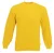 Fruit of the loom kerek nyakú pulóver sárga színben
