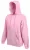 Fruit of the loom kapucnis pulóver light pink színben