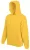 Fruit of the loom kapucnis pulóver sárga színben