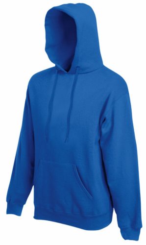 Fruit of the loom kapucnis pulóver royal blue színben