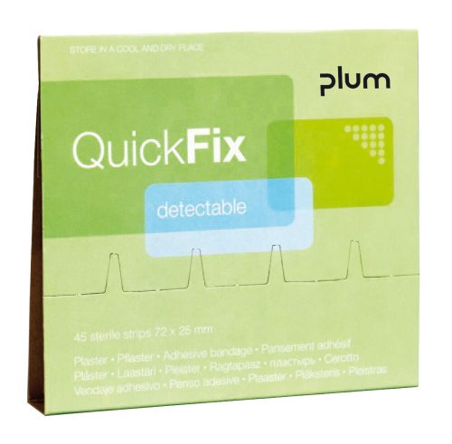 Plum Quickfix kék színű, vízálló,detektálható ragtapasz PL5513