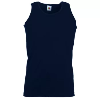 Fruit of the loom Valueweight ujjatlan trikó navy színben