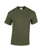 Gildan 5000 kereknyakú póló military green színben