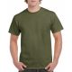 Gildan 5000 kereknyakú póló military green színben