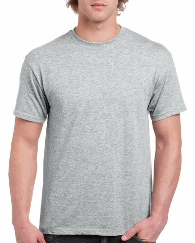 Gildan 5000 kereknyakú póló sport grey színben