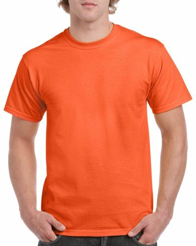 Gildan 5000 kereknyakú póló orange színben