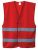 Portwest F474 jól láthatósági mellény piros színben
