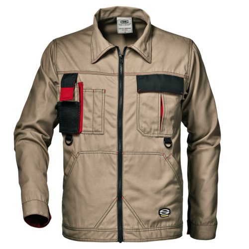 Sir Safety System Harrison munkavédelmi dzseki khaki színben
