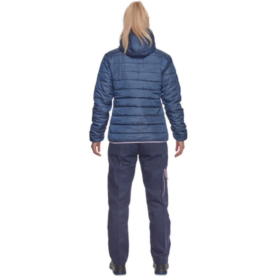 Cerva Max Neo Lady light női munkavédelmi kabát navy színben