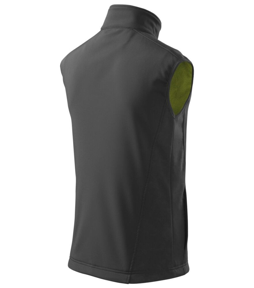 Malfini 517 Vision férfi softshell mellény acélszürke színben