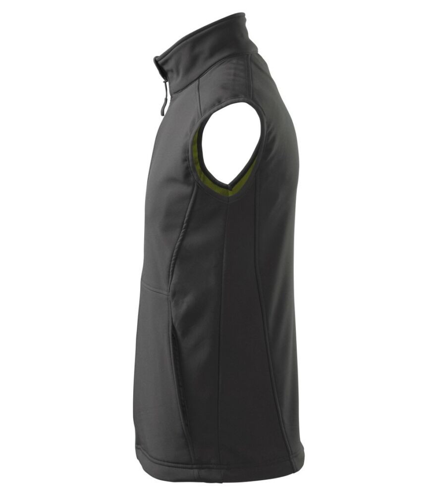 Malfini 517 Vision férfi softshell mellény acélszürke színben