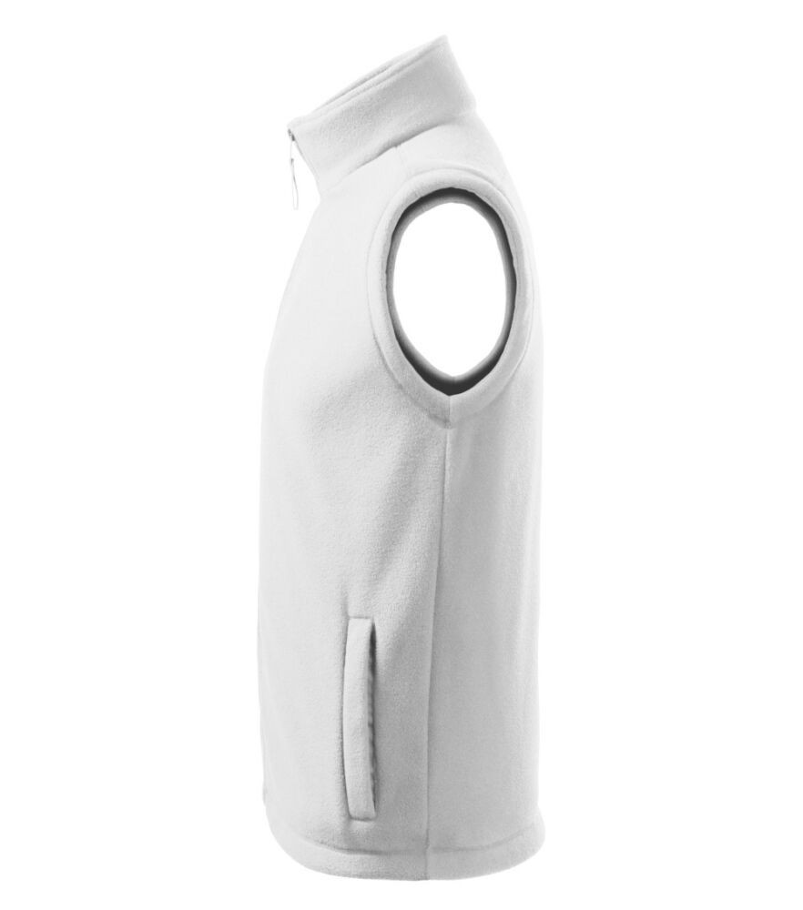 Rimeck 518 Next unisex polár mellény fehér színben