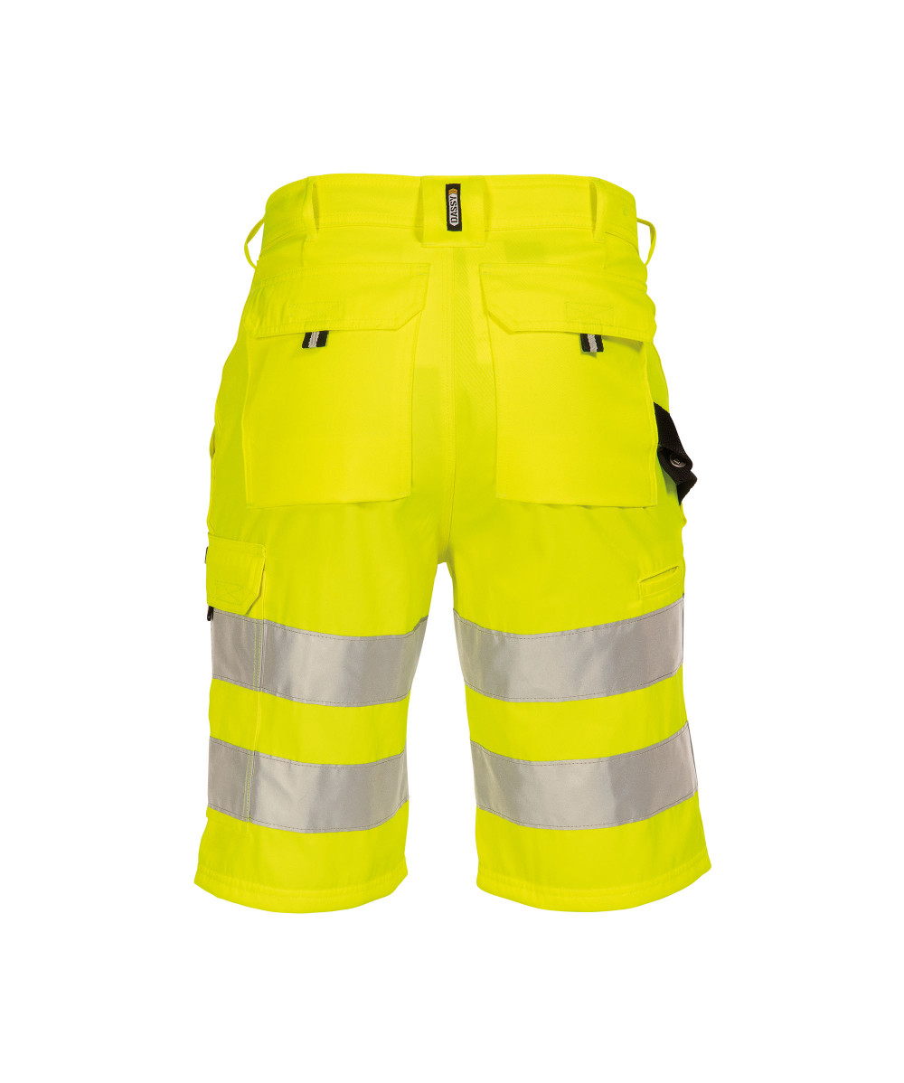 Dassy Idaho munkavédelmi bermuda fluo sárga színben