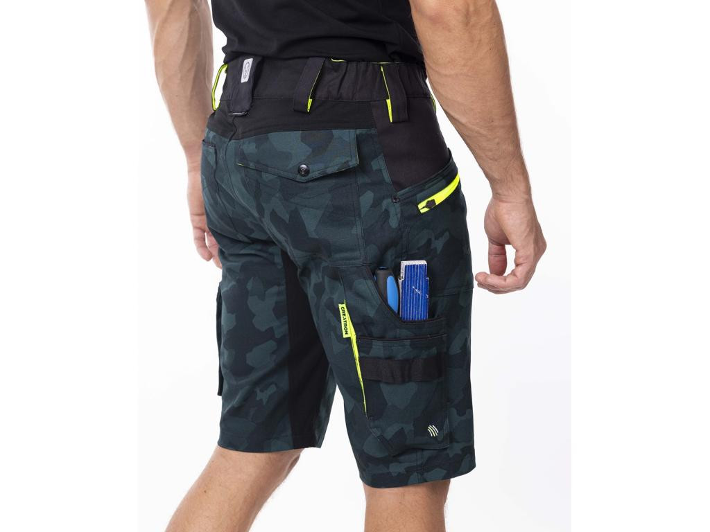 Ardon Creatron munkavédelmi rövidnadrág camo zöld színben