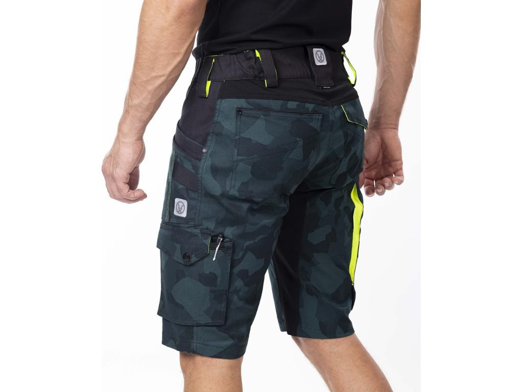 Ardon Creatron munkavédelmi rövidnadrág camo zöld színben
