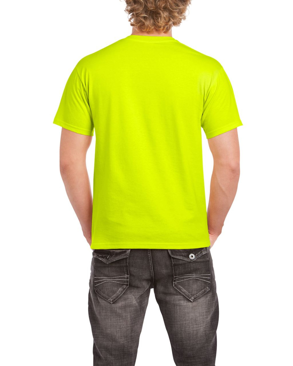 Gildan 2000 fluo sárga színű póló