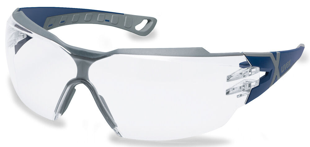 Uvex Pheos CX2 munkavédelmi szemüveg kék szárral