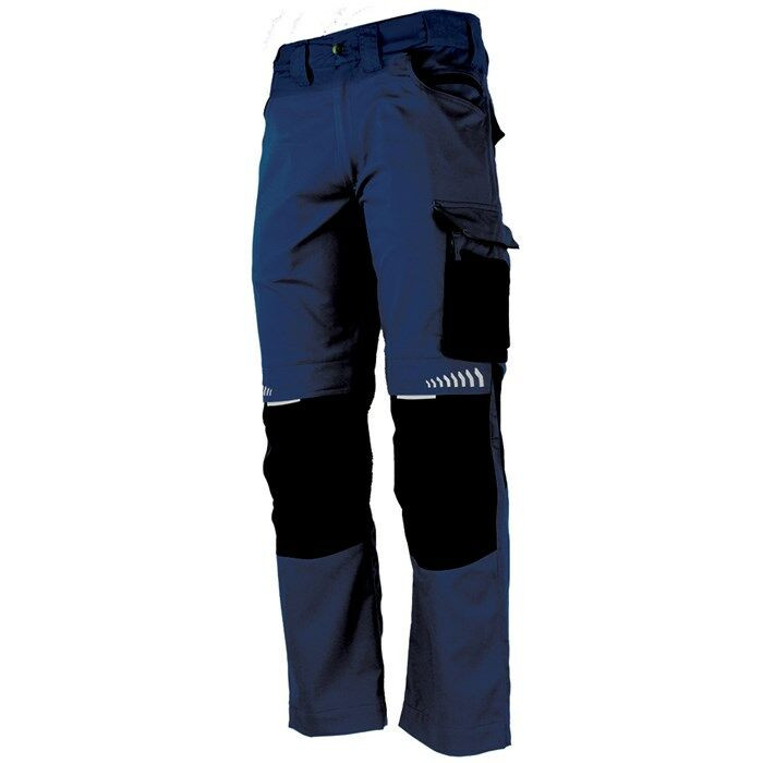 Launa Pacific Flex munkavédelmi derekas nadrág kék színben