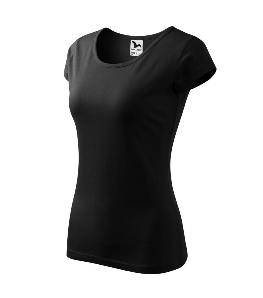 Malfini 122 Pure női póló fekete színben