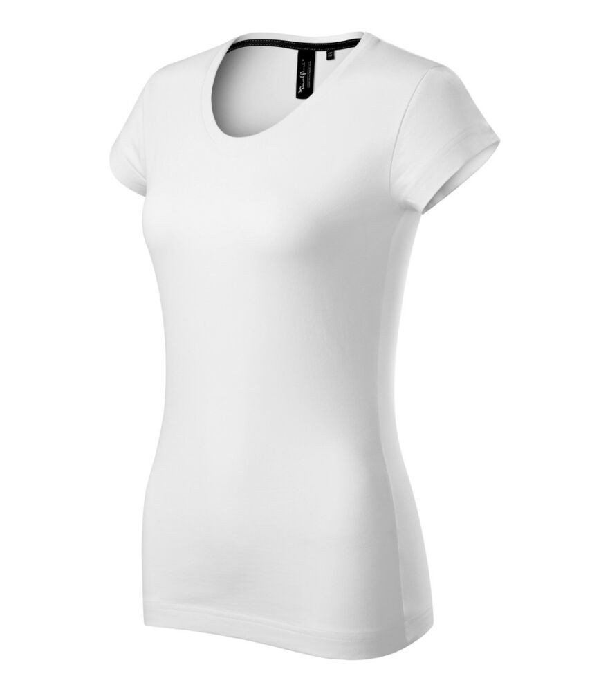 Malfini 154 Exclusive női póló fehér színben