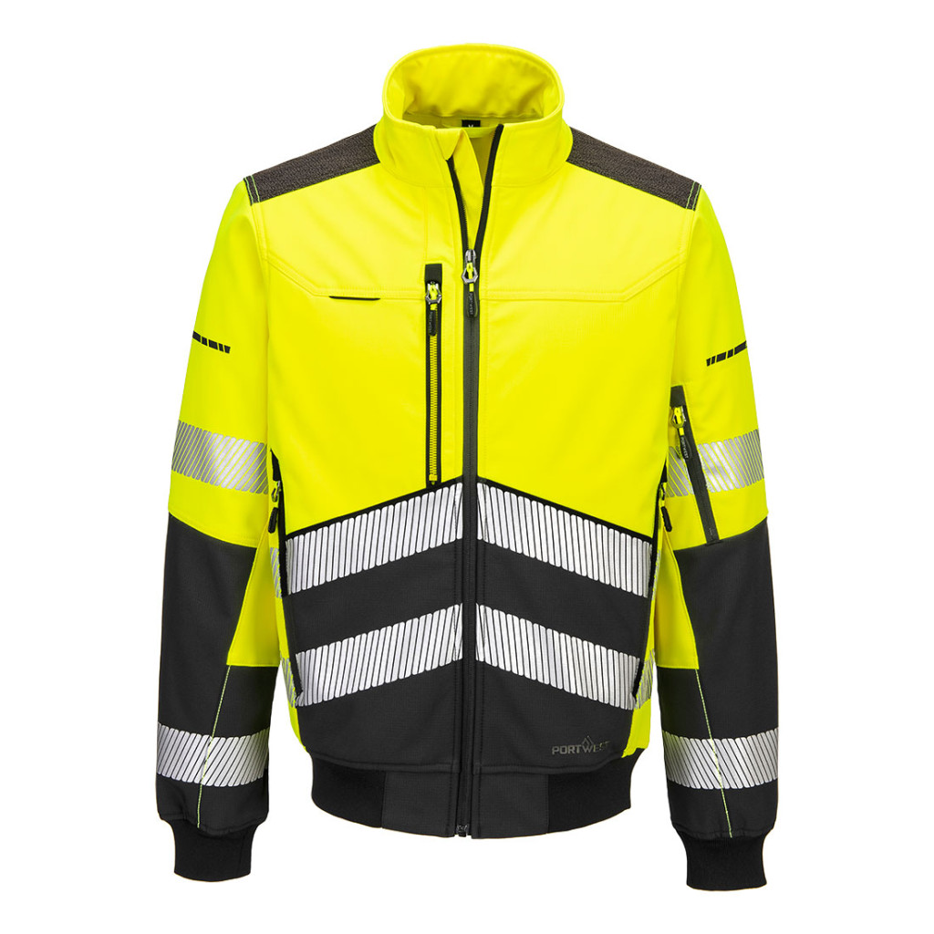 Portwest EV468 jólláthatósági softshell kabát Portwest EV468 jólláthatósági softshell kabát
