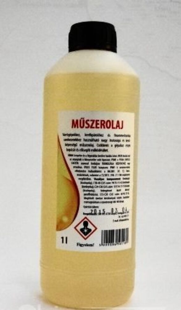 Műszerolaj 1 literes kiszerelésben
