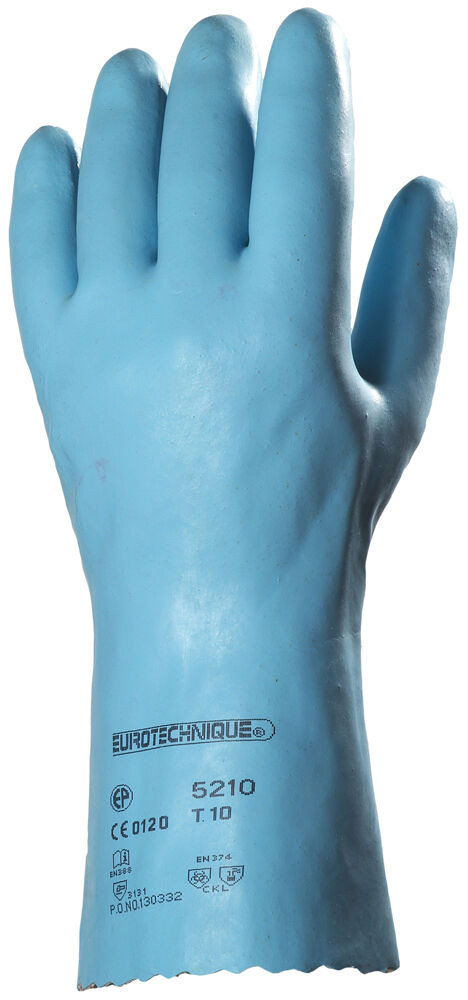 Euro Protection munkavédelmi keszytű sav-, lúg- és vegyszerálló kék színben