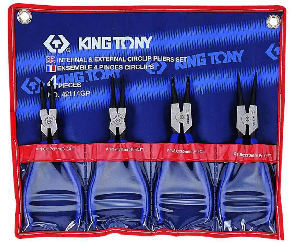 Kingtony 42114GP 4 részes zégerfogó készlet