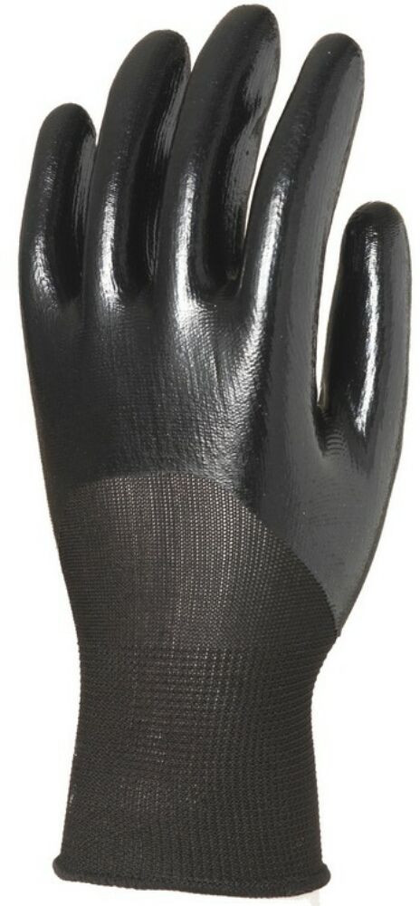 Euro Protection 1NIAB fekete, kiválóan kézre illeszkedő, 13-as kötésű, poliészter alapkesztyű